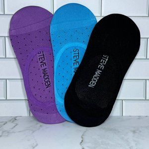 9 pair No Show Socks new without tags Steve Madden and Adidas
